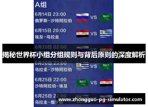 揭秘世界杯小组分组规则与背后原则的深度解析