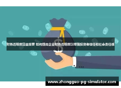 财务透明度日益重要 如何提高企业财务透明度以增强投资者信任和社会责任感 财务透明度日益重要 如何提高企业财务透明度以增强投资者信任和社会责任感